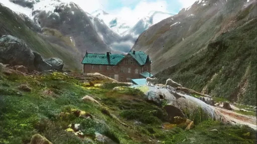 Picture of the hotel Videseter In Stryn between 1890 and 1915